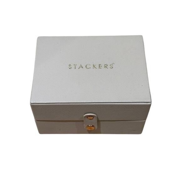 Stackers Mini Travel Jewelry Box – Blush Pink with Gold Hardware - Picture 1 of 3